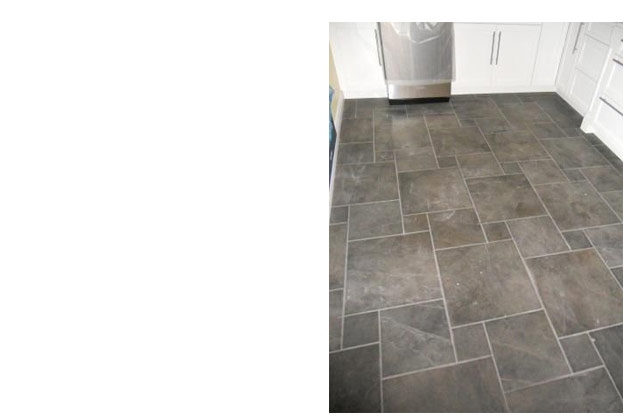 Eight Different patterns you can use with tile.